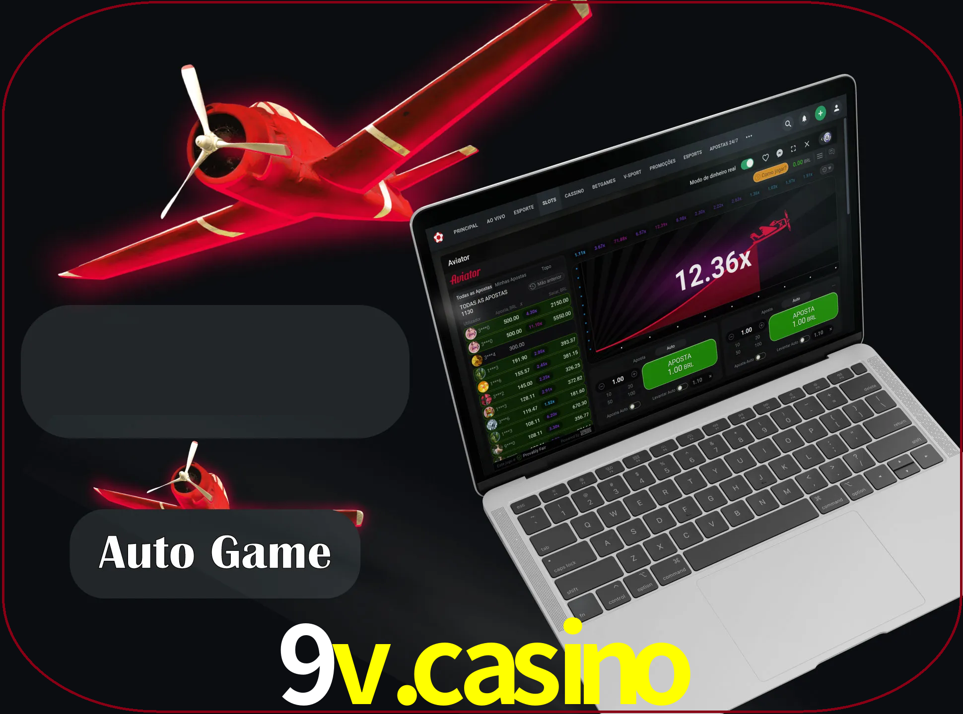 No modo automático, os jogos apostam e sacam seu dinheiro automaticamente.