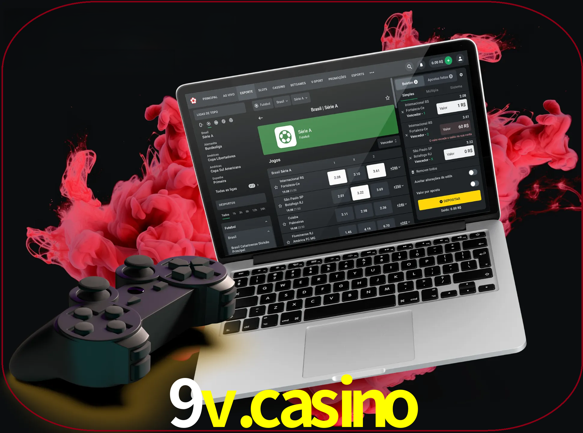 Visite a secção especial de jogos de vídeo em 9V.CASINO para descobrir em que jogos pode apostar e ganhar muito dinheiro.