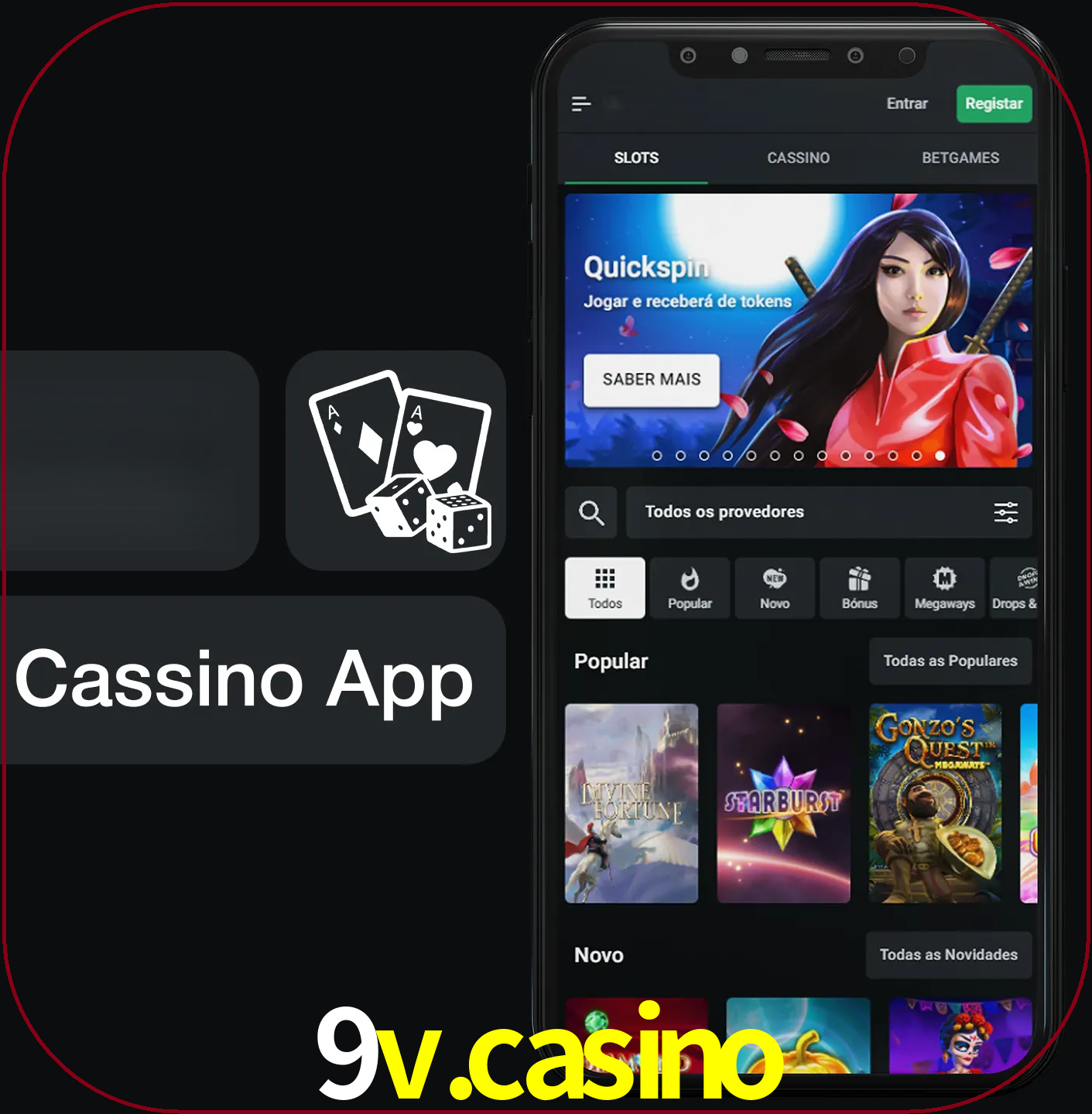 Jogue jogos de cassino e ganhe.