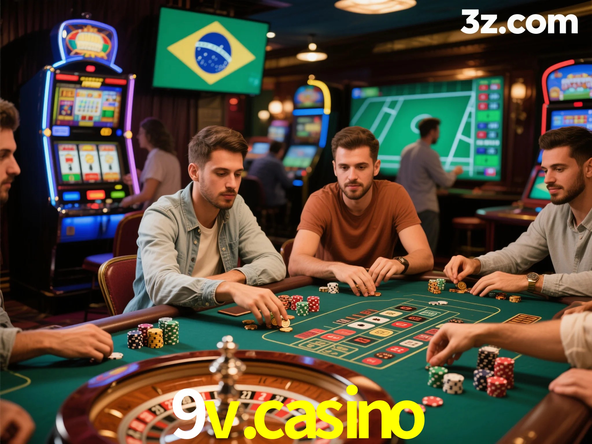 Depositar dinheiro para jogar jogos de cassino.